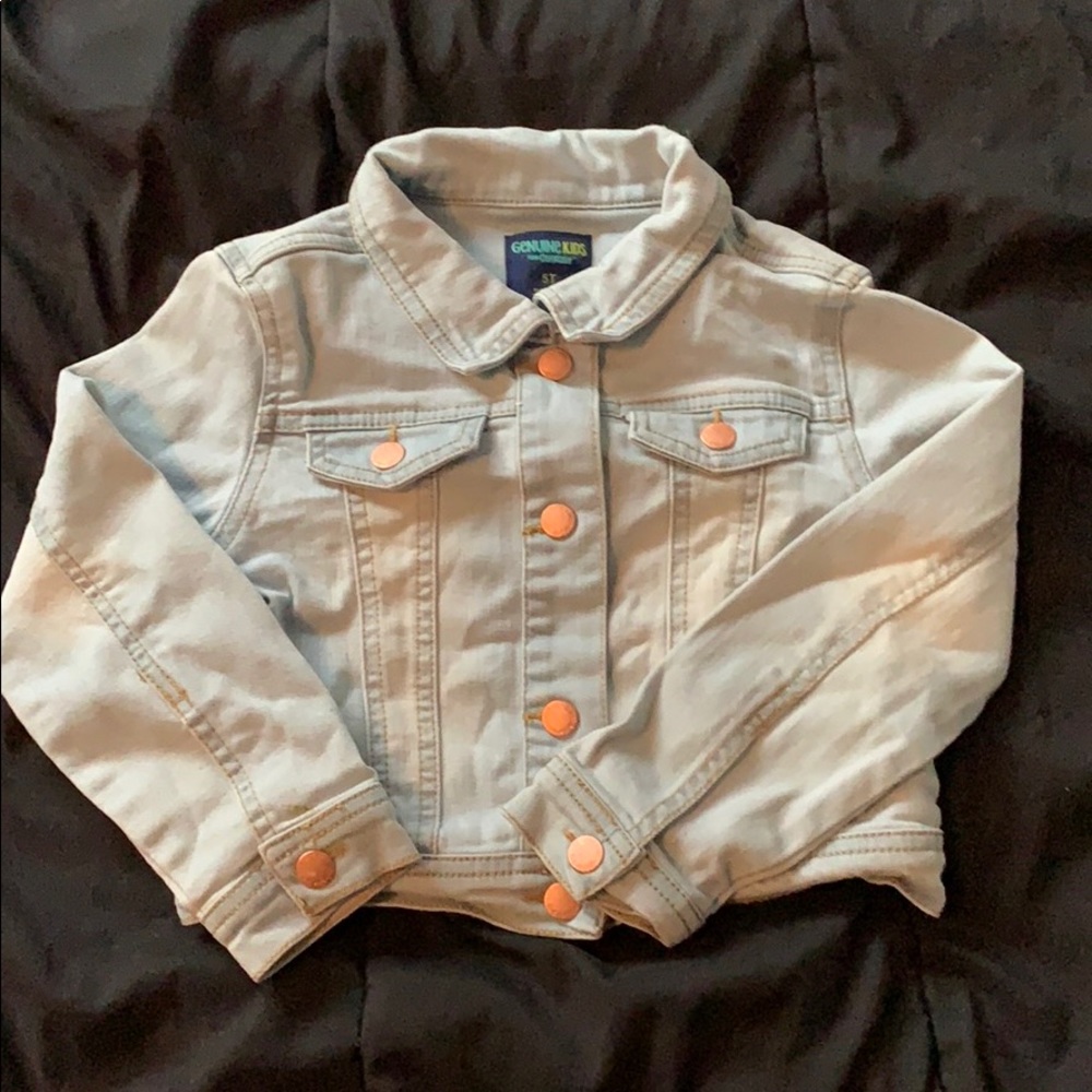 Little girls jean jacket